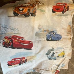 Pottery Barn kids sheets and accent pillows